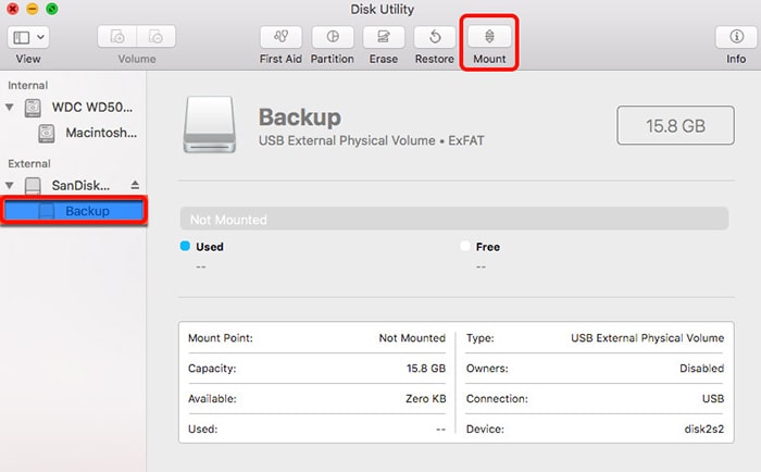 cant use erase free space disk utility greyed out